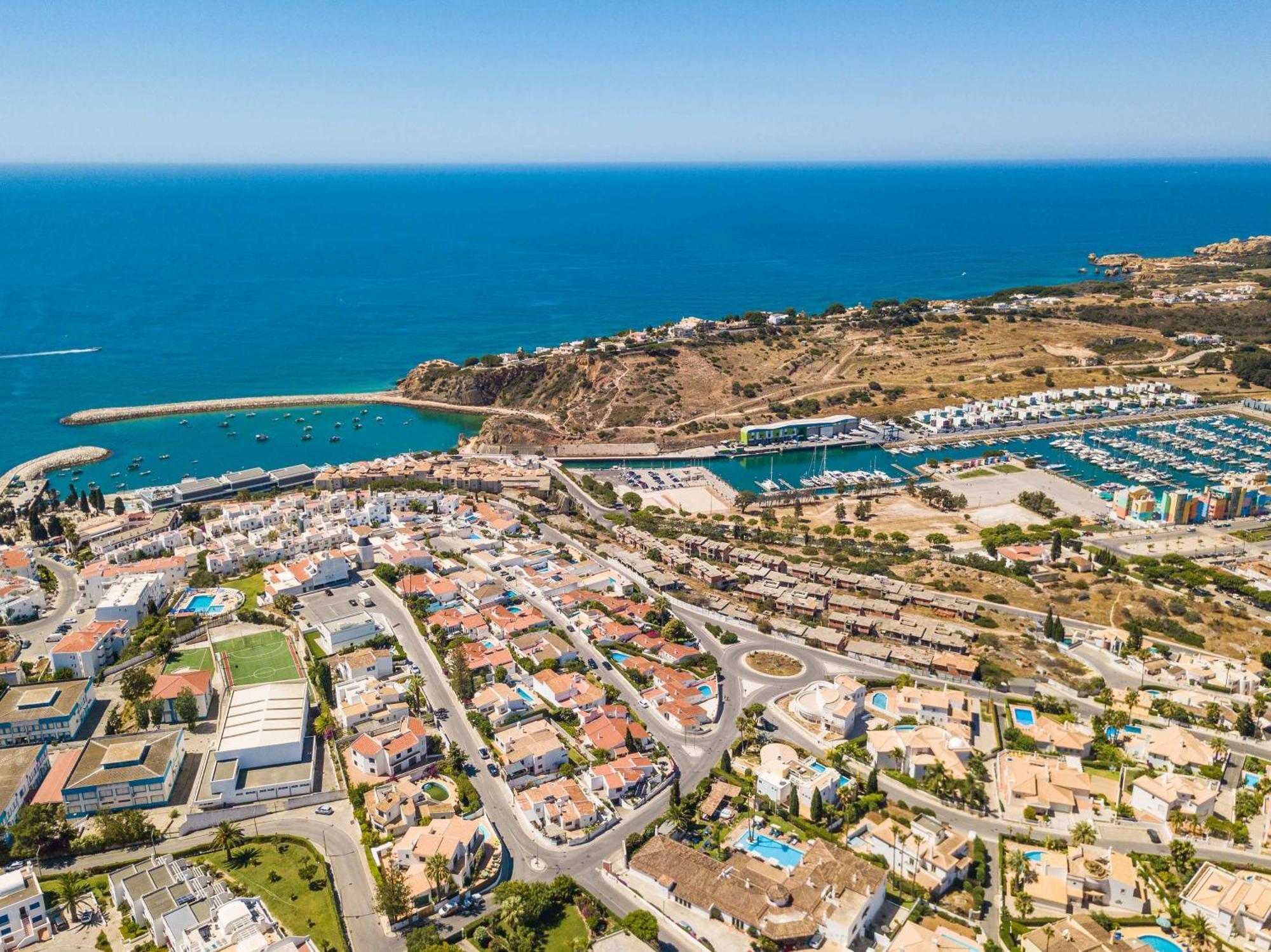 White T1 - Ocean View Apartment Albufeira Ngoại thất bức ảnh
