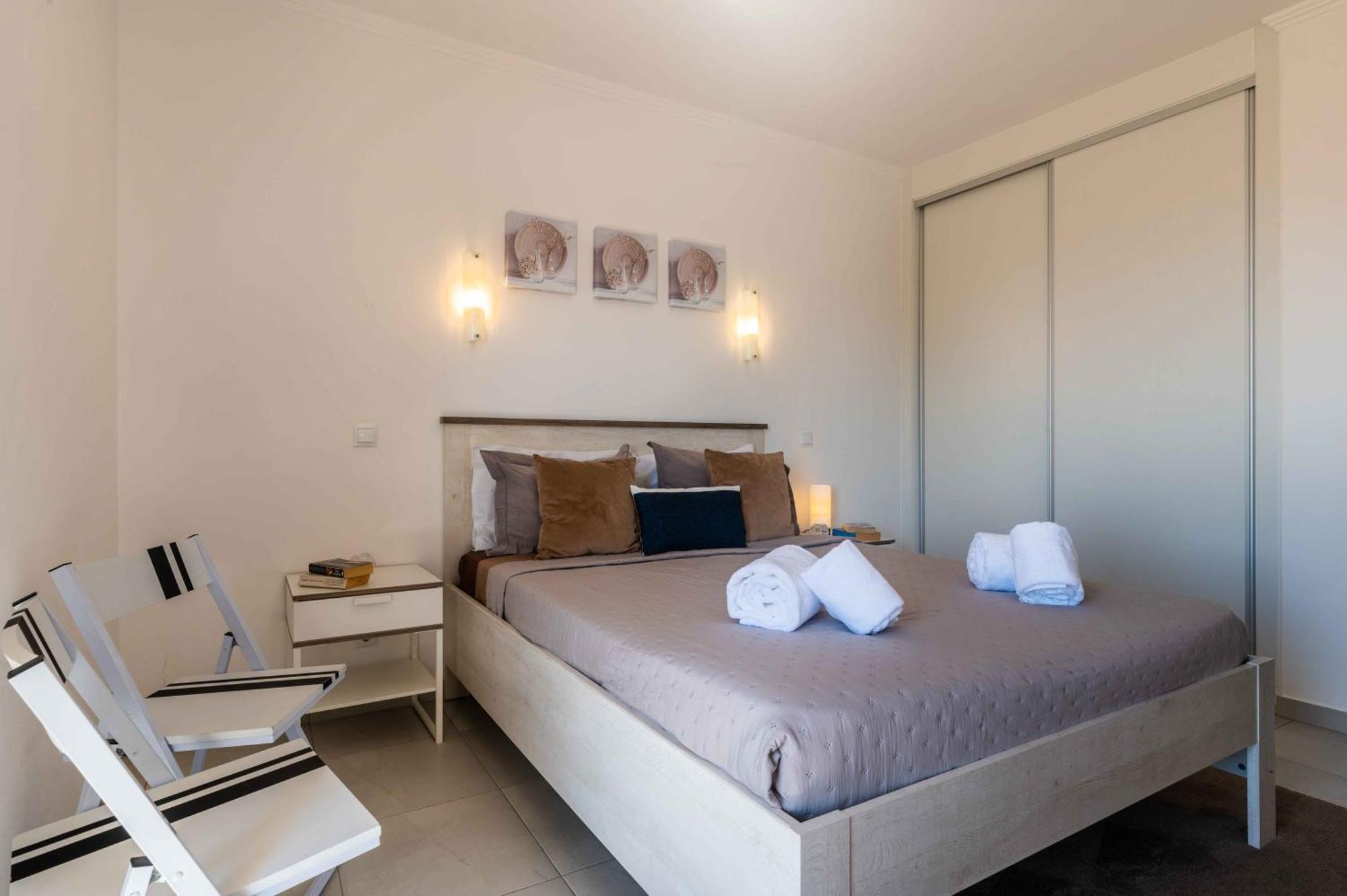 White T1 - Ocean View Apartment Albufeira Ngoại thất bức ảnh
