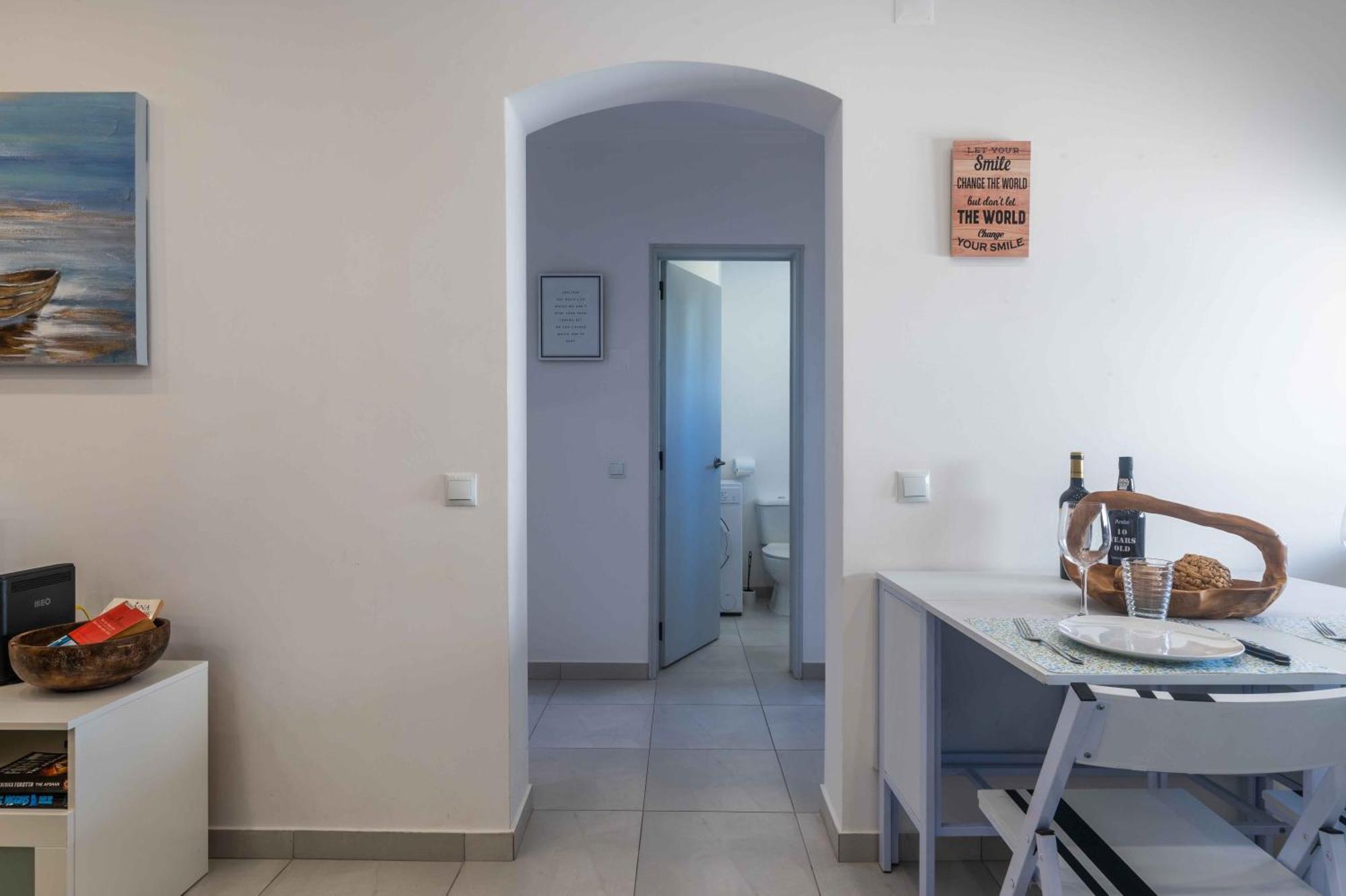White T1 - Ocean View Apartment Albufeira Ngoại thất bức ảnh
