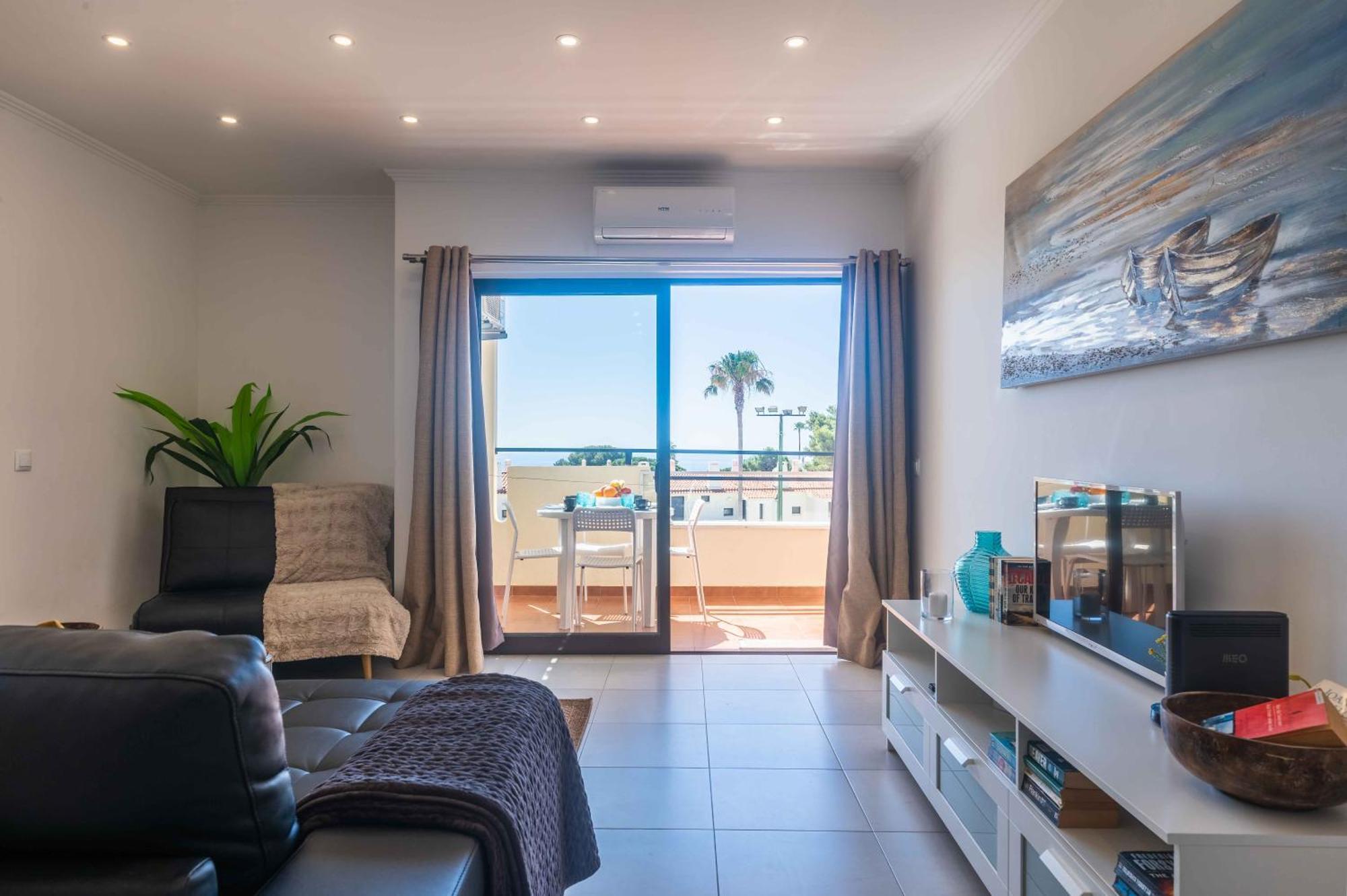White T1 - Ocean View Apartment Albufeira Ngoại thất bức ảnh